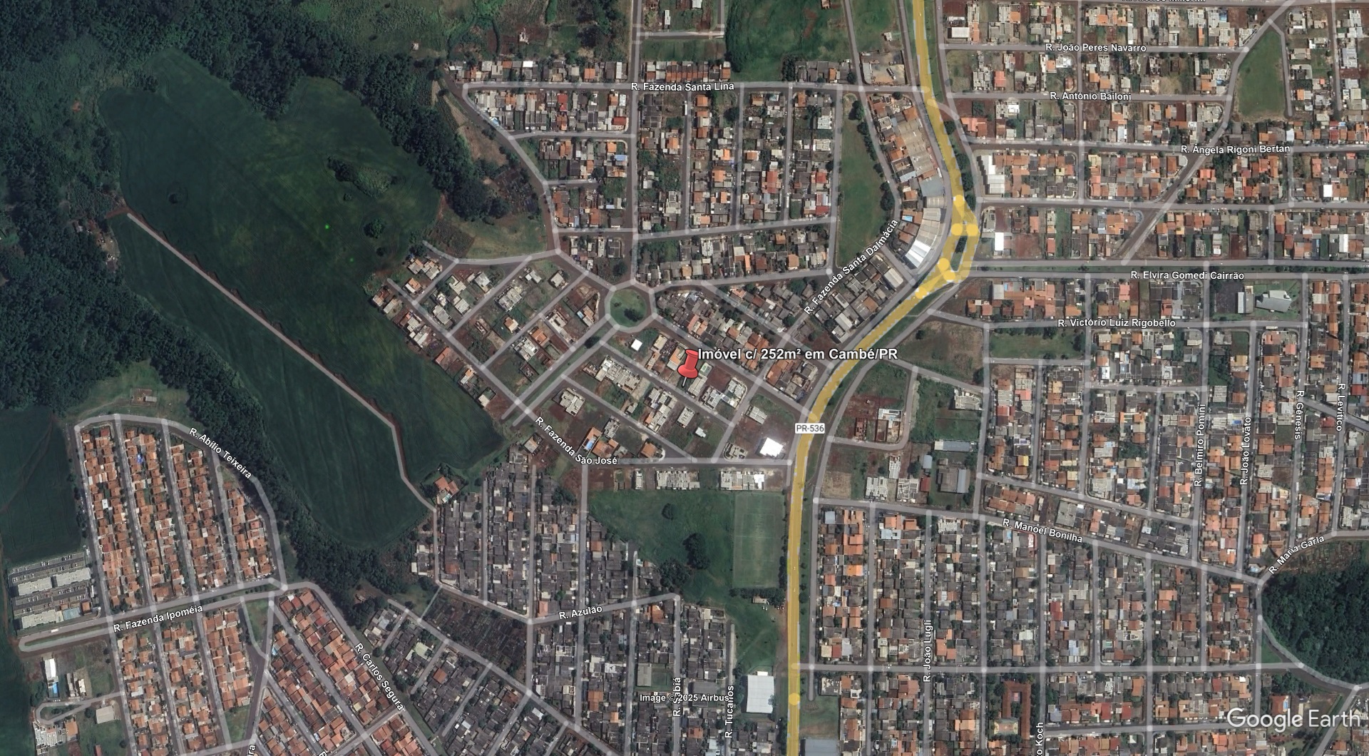 Lote 2.1 - imóvel c/ 252m² no jardim terra vermelha em cambé/pr