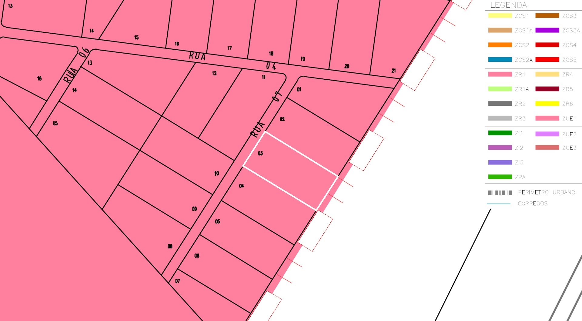 Lote 2.1 - parte ideal c/ 5.154,55m² em cambé/pr