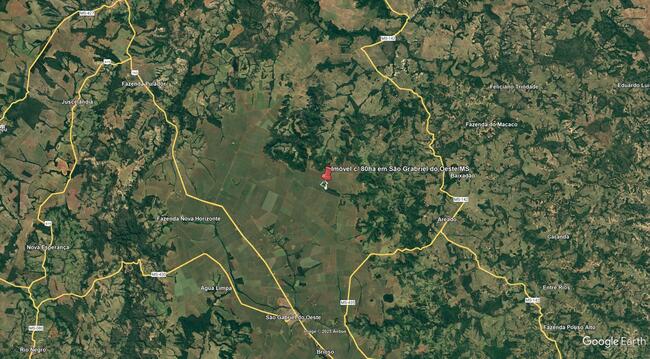 Imóvel C/ 80ha Em São Gabriel Do Oeste/ms, localizado em São Gabriel Do Oeste - MS