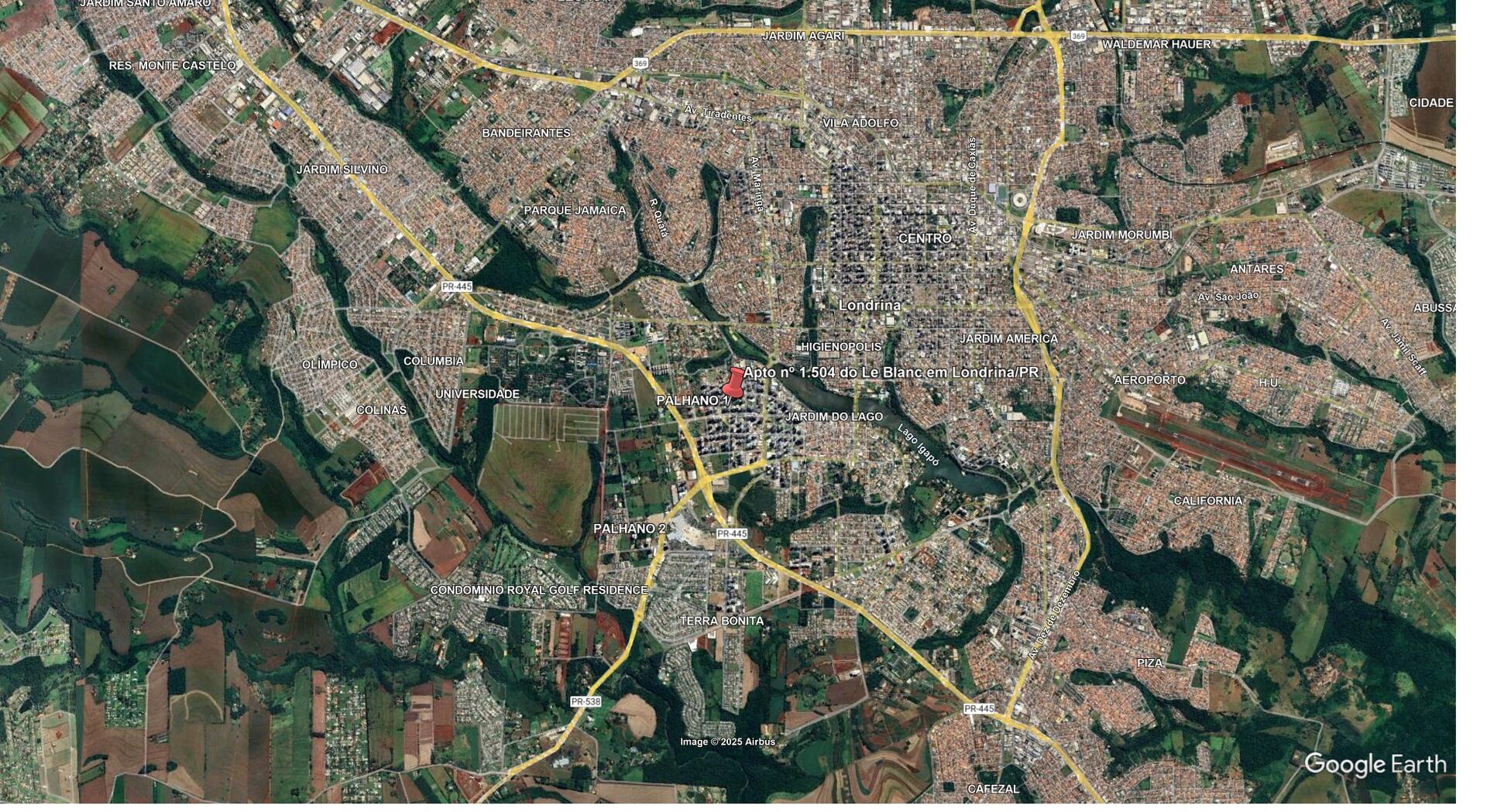 Lote 9.1 - apto nº 1.504 do ed. le blanc em londrina/pr