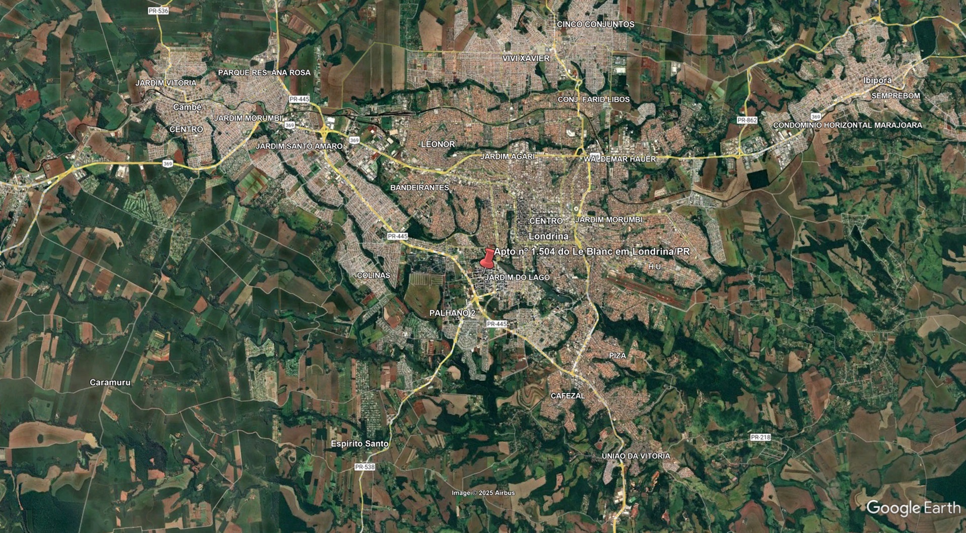 Lote 9.1 - apto nº 1.504 do ed. le blanc em londrina/pr