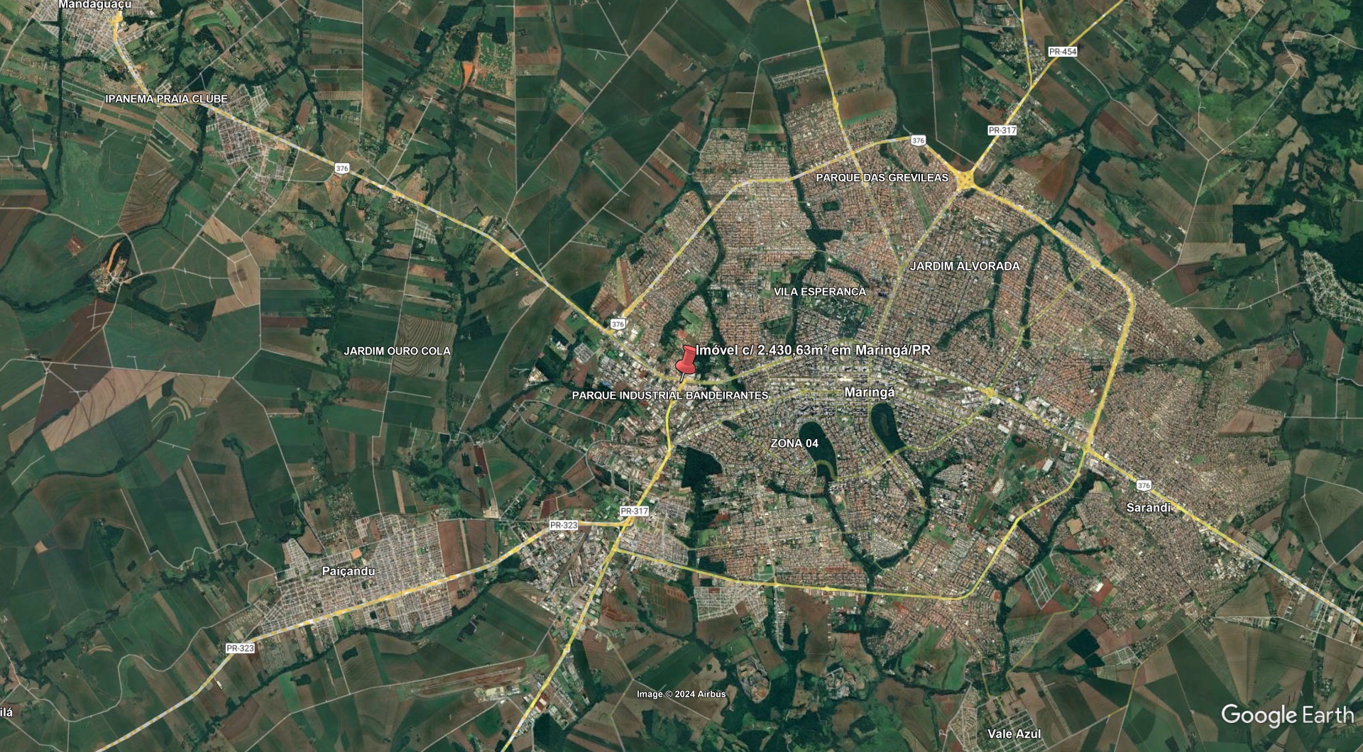Lote 1.1 - imóvel c/ 2.430,63m² em maringá/pr