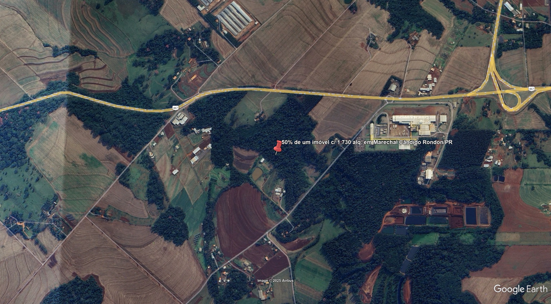 50% de um imóvel c/ 1,730 alq. em Marechal Cândido Rondon/PR - leilão judicial - Não informado BR - lance mínimo R$ 103.200