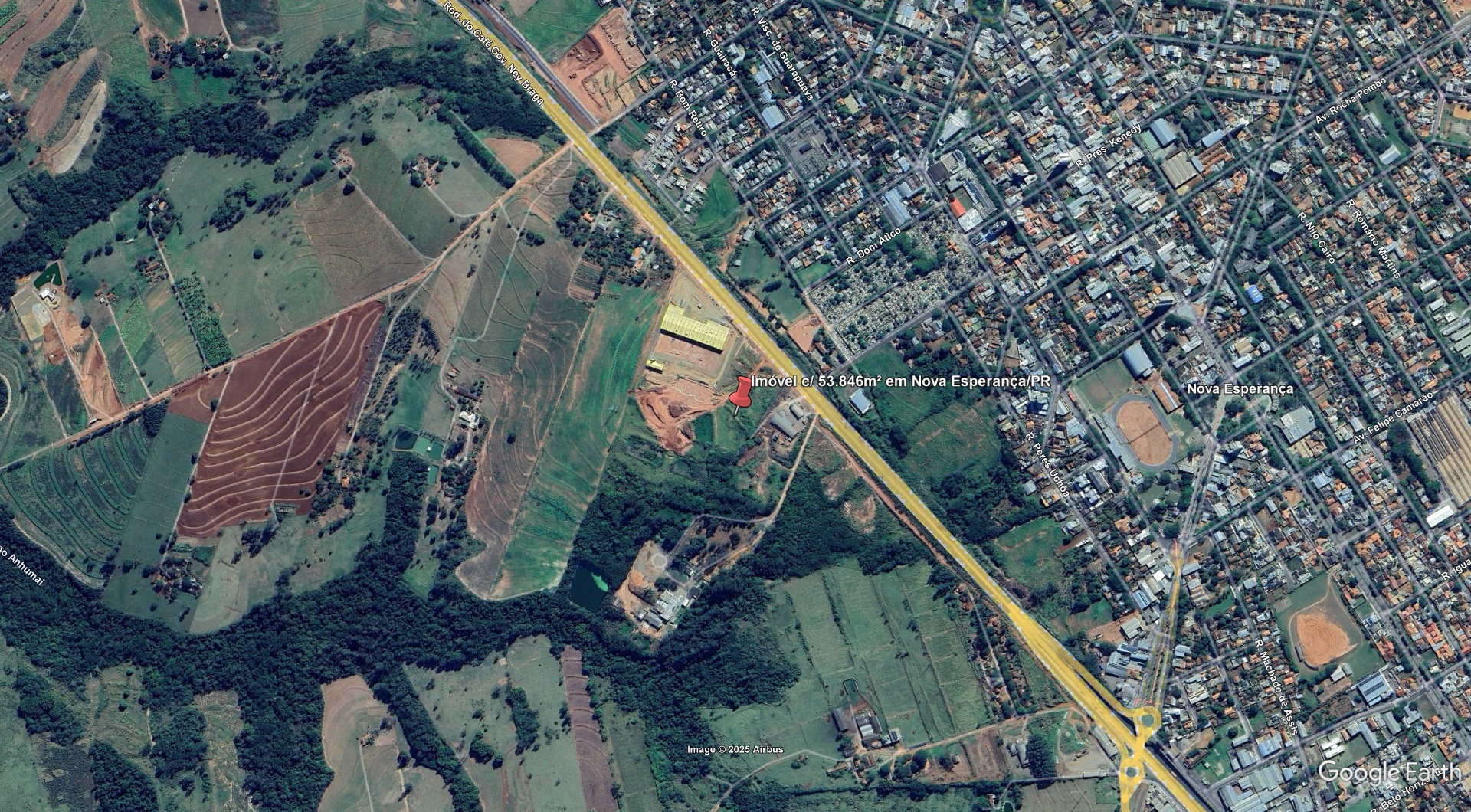 Imóvel C/ 53.846m² Em Nova Esperança/pr