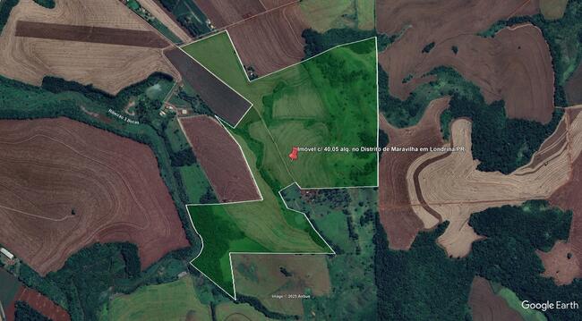 Imóvel C/ 40,05 Alq. No Distrito De Maravilha Em Londrina/pr, localizado em Londrina - PR