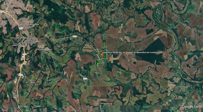 Imóvel C/ 40,05 Alq. No Distrito De Maravilha Em Londrina/pr, localizado em Londrina - PR