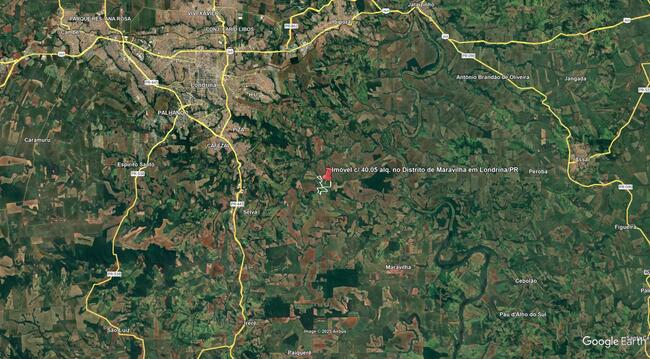 Imóvel C/ 40,05 Alq. No Distrito De Maravilha Em Londrina/pr, localizado em Londrina - PR