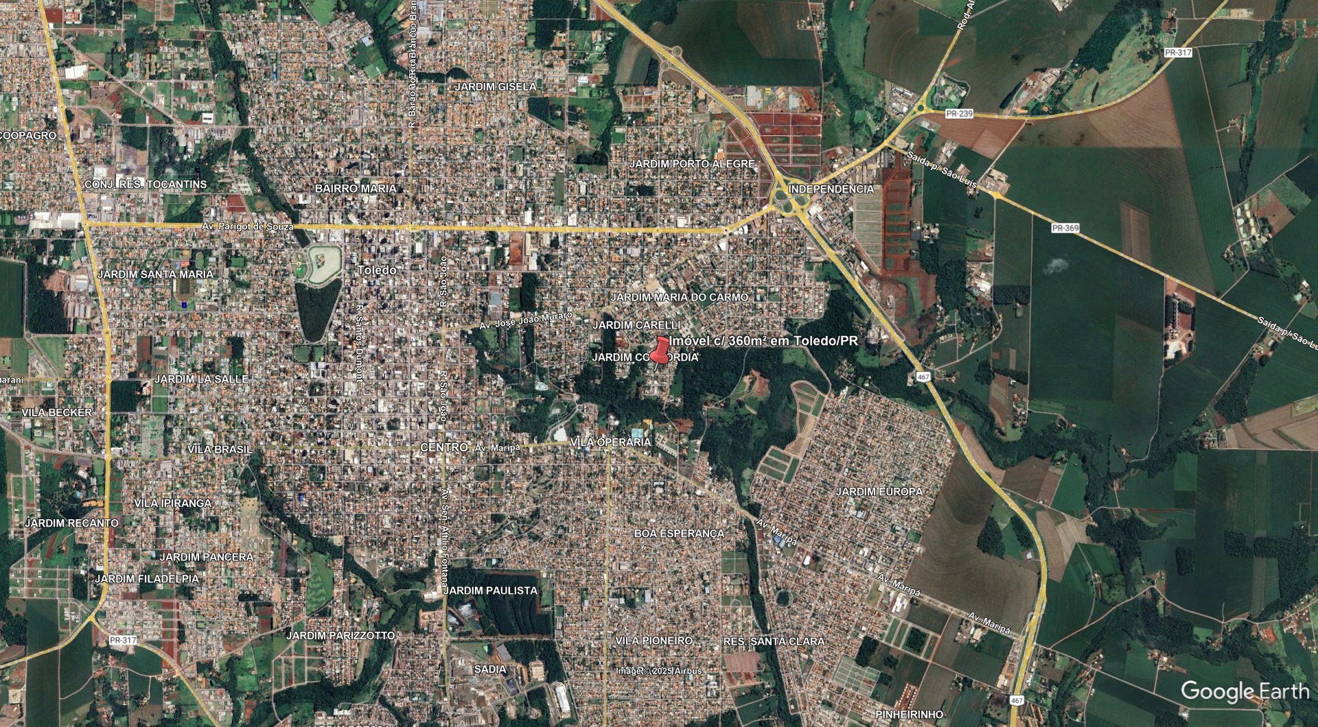 Lote 2.1 - imóvel c/ 360m² no jardim do concórdia em toledo/pr