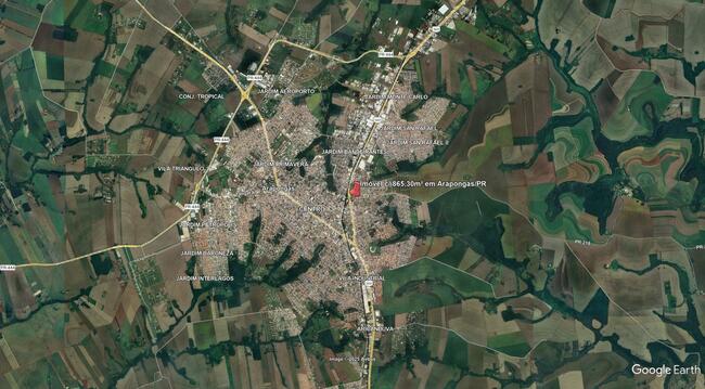 Imóvel C/ 865,30m² Na Vila Sampaio Em Arapongas/pr, localizado em Arapongas - PR