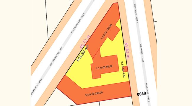 Imóvel C/ 865,30m² Na Vila Sampaio Em Arapongas/pr, localizado em Arapongas - PR