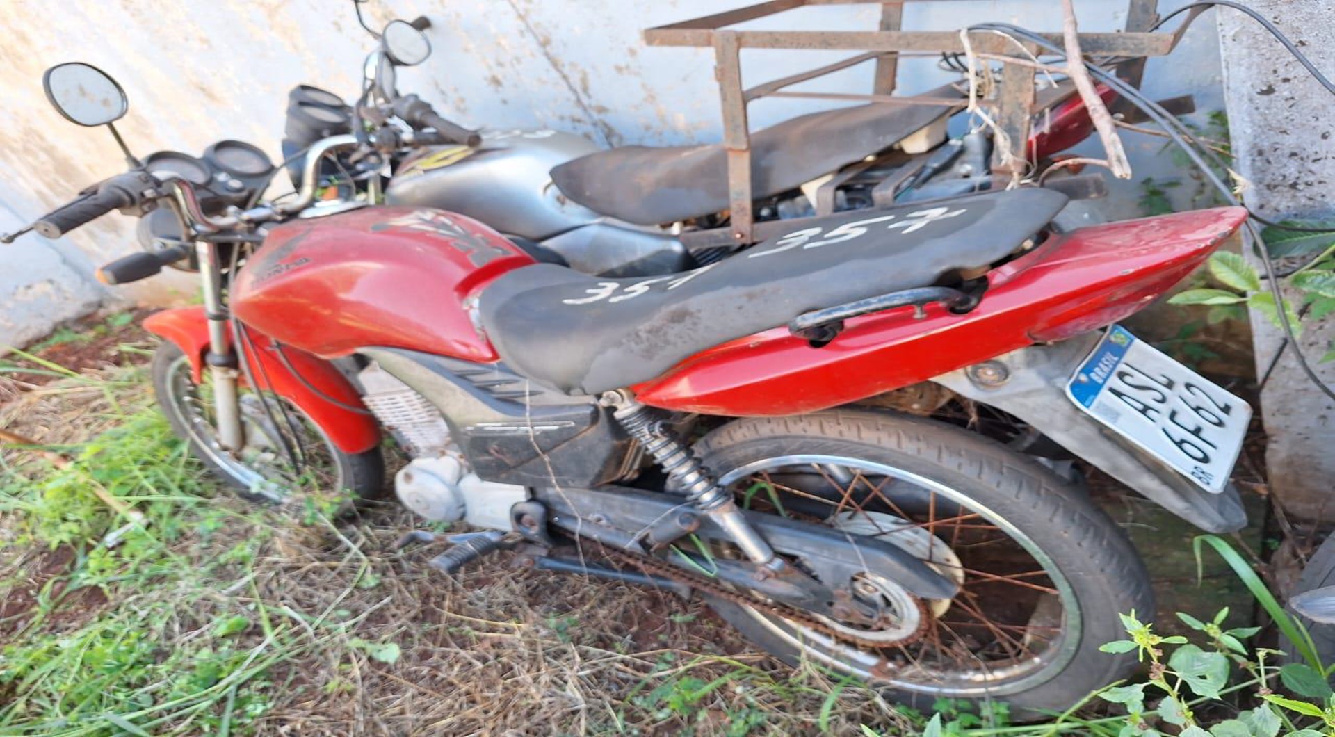 Sucata - Honda CG KS em Andirá/PR - leilão judicial - Não informado BR - lance mínimo R$ 240