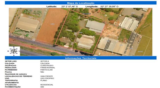 Imóvel C/ 8.999,69m² No Jardim Morada Do Sol I Em Paranavaí/pr, localizado em Paranavaí - PR