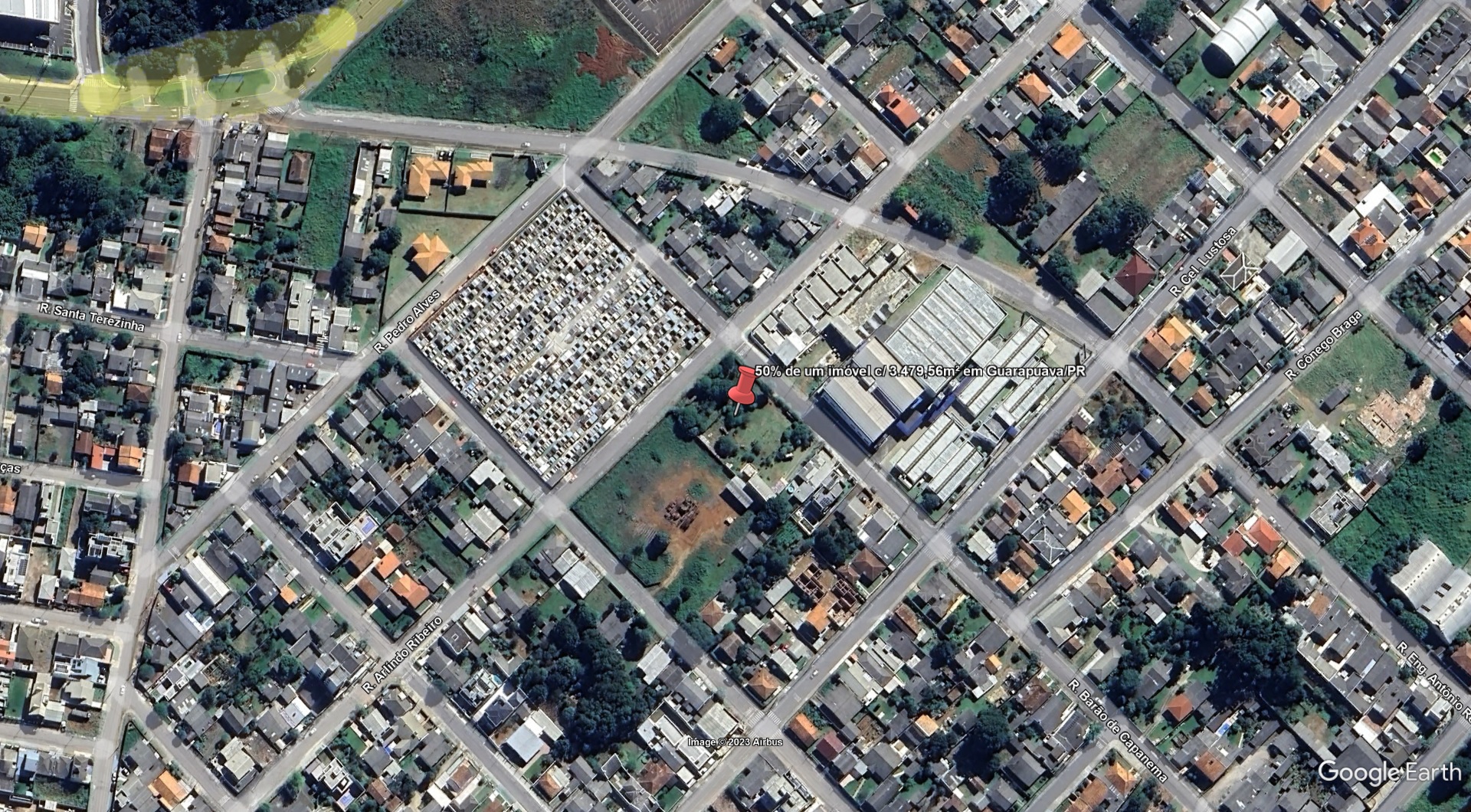50% de um imóvel c/ 3.479,56m² em Guarapuava/PR - leilão judicial - Guarapuava PR - lance mínimo R$ 695.000