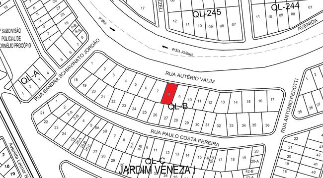 Imóvel C/ 300m² No Jardim Veneza Em Cornélio Procópio/pr, localizado em Cornélio Procópio - PR