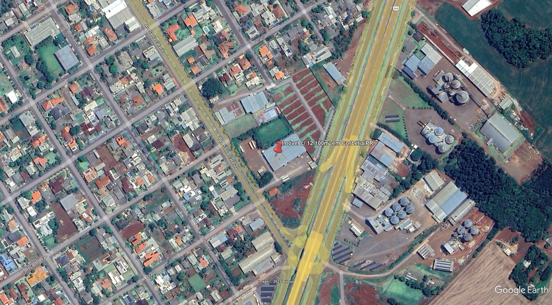 Imóvel c/ 12.100m² em Corbélia/PR - leilão judicial - Não informado BR - lance mínimo R$ 5.043.533