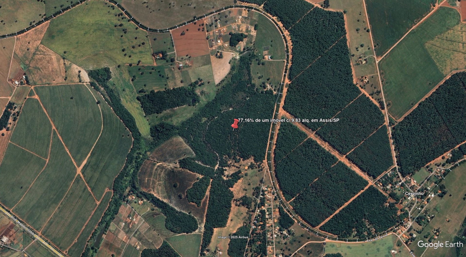 77,16% de um imóvel c/ 9,83 alq. em Assis/SP - leilão judicial - Assis SP - lance mínimo R$ 208.745