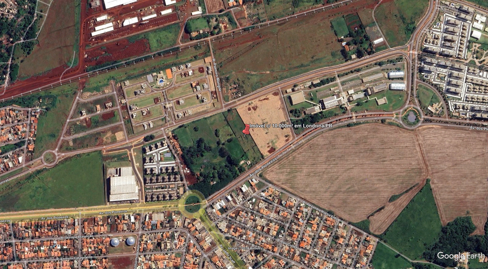 Imóvel c/ 10.000m² na Gleba Lindóia em Londrina/PR - leilão judicial - Londrina PR - lance mínimo R$ 7.231.470