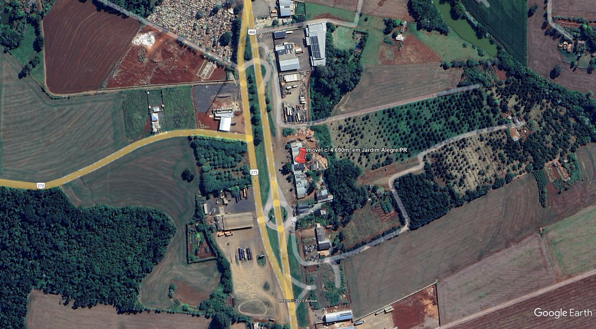 Imóvel c/ 4.690m² em Jardim Alegre/PR - leilão judicial - Jardim Alegre PR - lance mínimo R$ 1.980.000