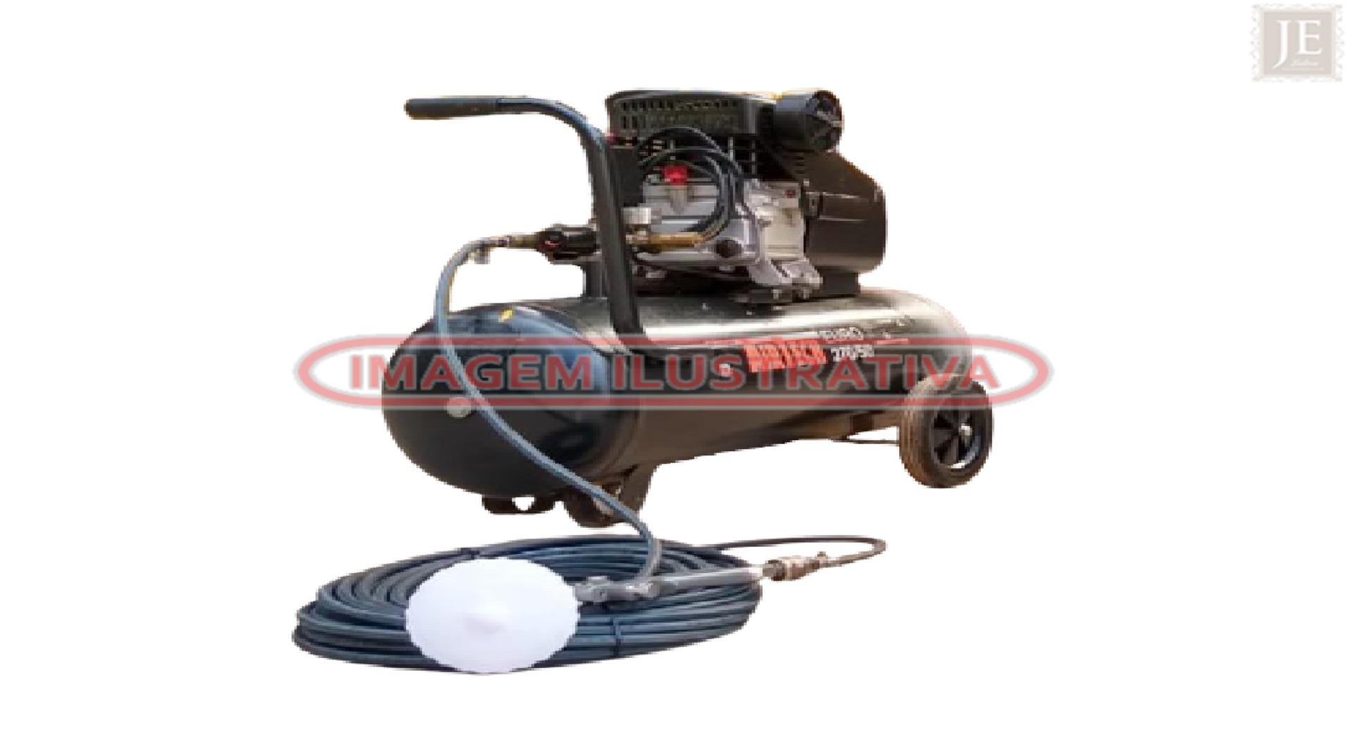 01 compressor de ar móvel, marca Airtec Euro - leilão judicial - Não informado BR - lance mínimo R$ 300