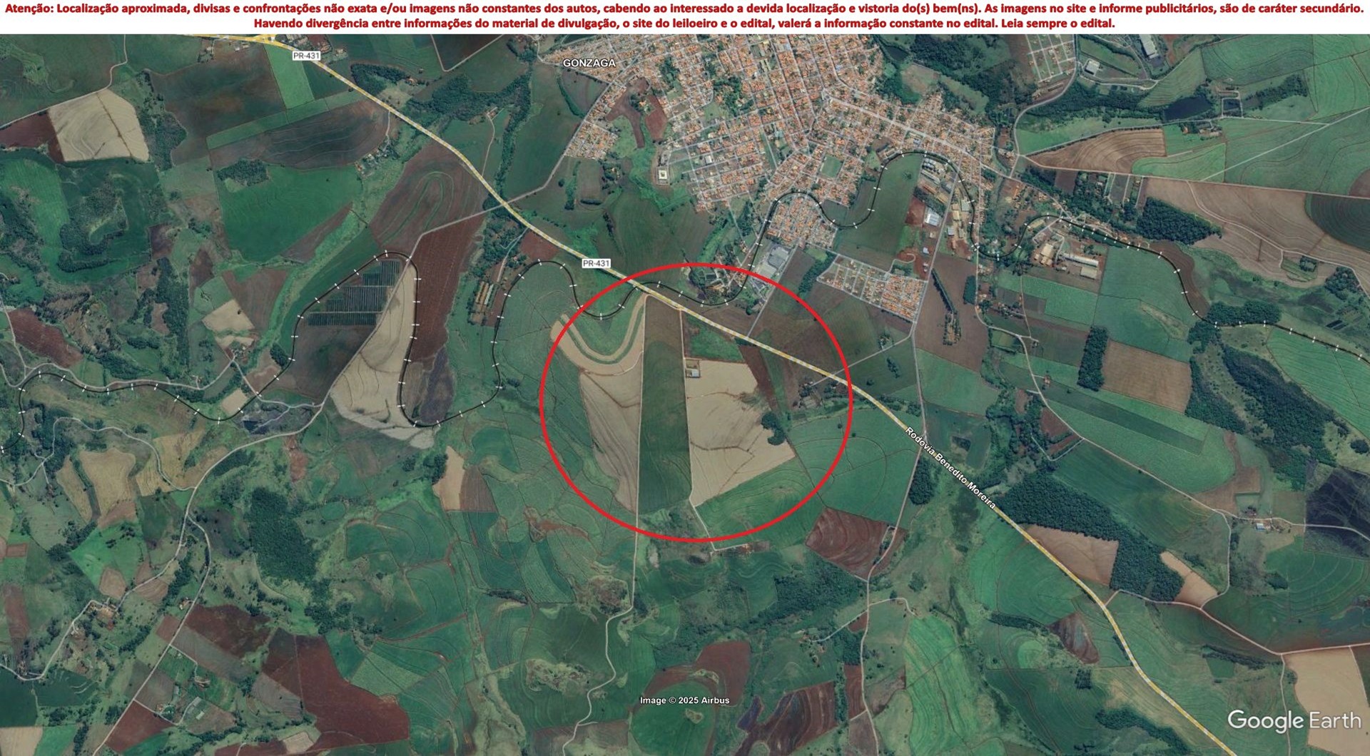 Imóvel c/ 5.666m² em Cambará/PR - leilão judicial - Não informado BR - lance mínimo R$ 62.689