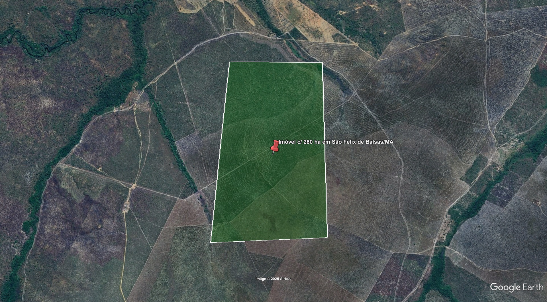 Imóvel c/ 280 ha em São Felix de Balsas/MA - leilão judicial - Não informado BR - lance mínimo R$ 1.454.469