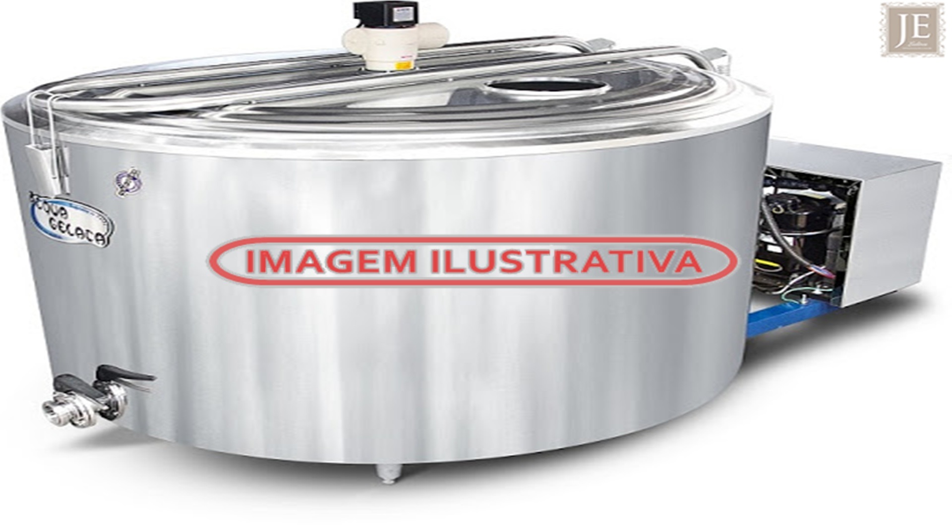 01 resfriador de leite, marca Acqua Gelata - leilão judicial - Não informado BR - lance mínimo R$ 5.900