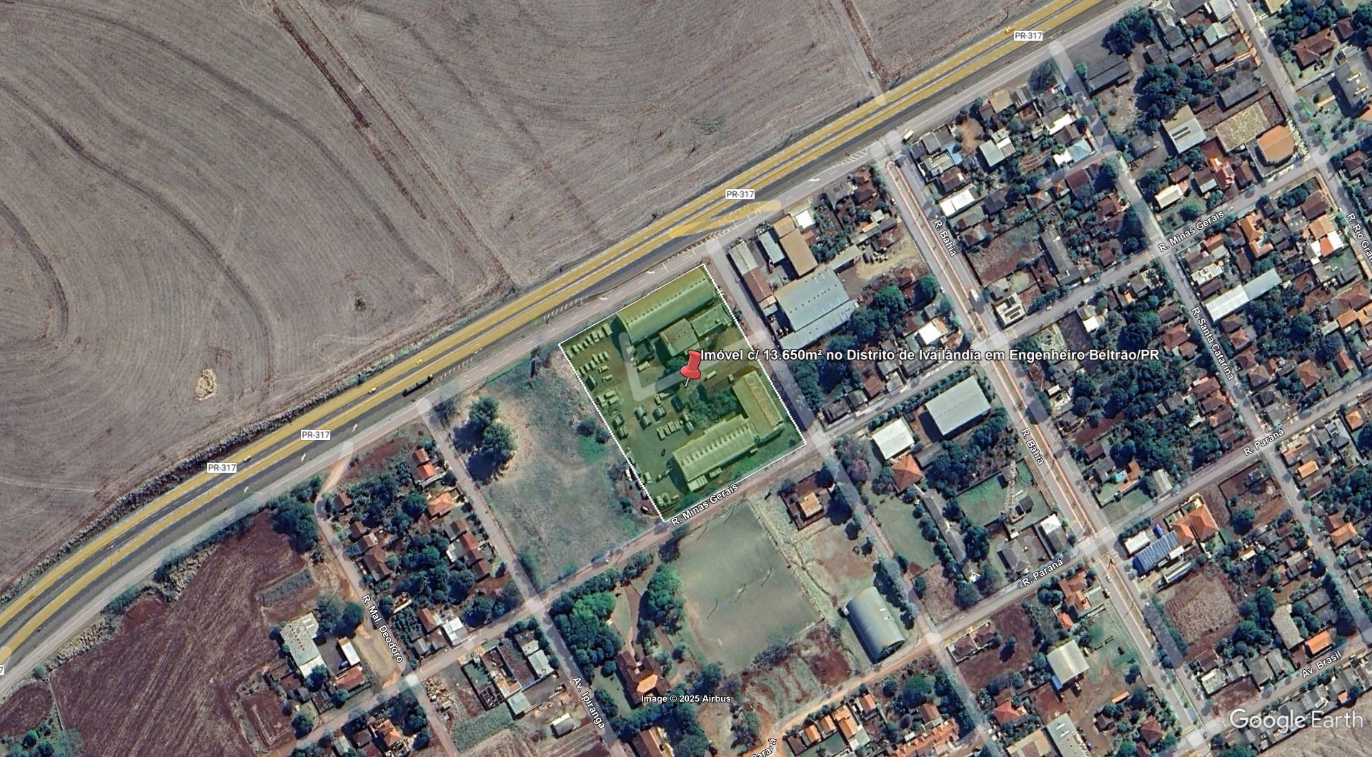 Imóvel c/ 13.650m² no Distrito de Ivailândia em Engenheiro Beltrão/PR - leilão judicial - Não informado BR - lance mínimo R$ 2.688.300