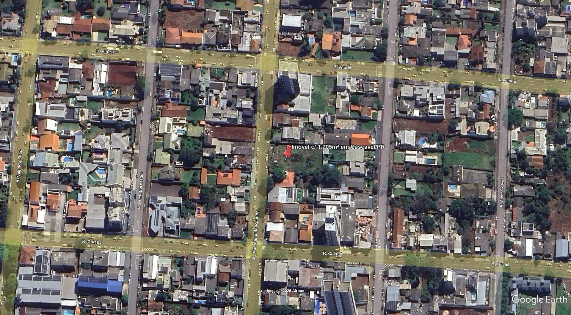 Imóvel c/ 1.705m² em Cascavel/PR - leilão judicial - Cascavel PR - lance mínimo R$ 2.125.000