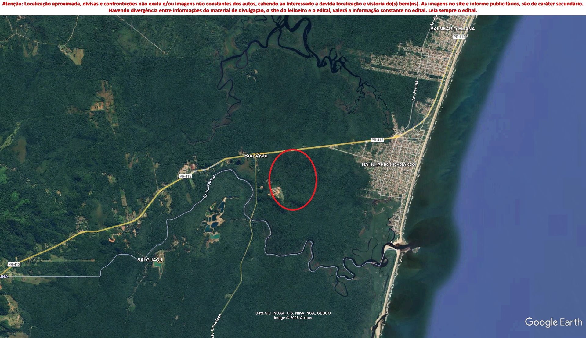 Imóvel c/ 360m² Jardim Santo Amaro em Guaratuba/PR - leilão judicial - Guaratuba PR - lance mínimo R$ 11.613