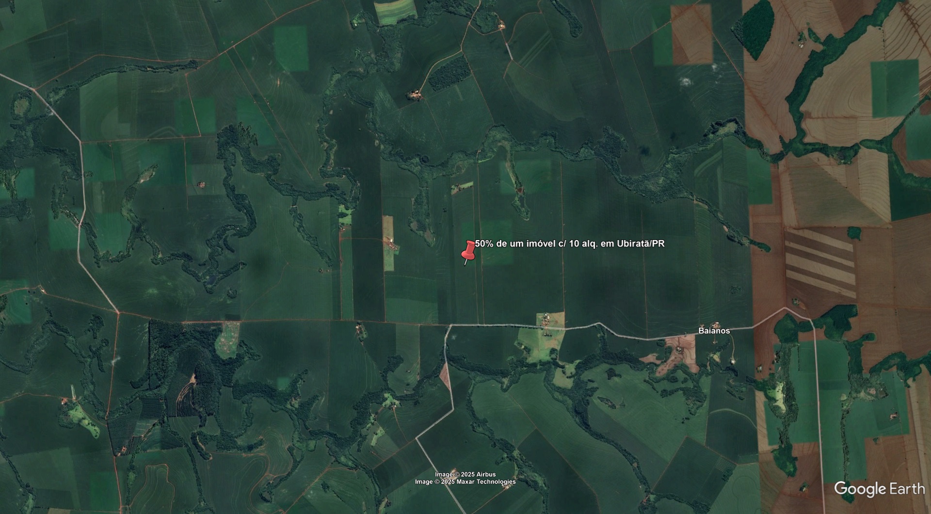 50% de um imóvel c/ 10 alq. em Ubiratã/PR - leilão judicial - Não informado BR - lance mínimo R$ 1.006.250