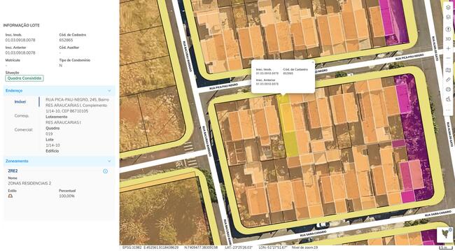 Direito - Imóvel C/ 125m² No Res. Araucária I Em Arapongas/pr, localizado em Arapongas - PR