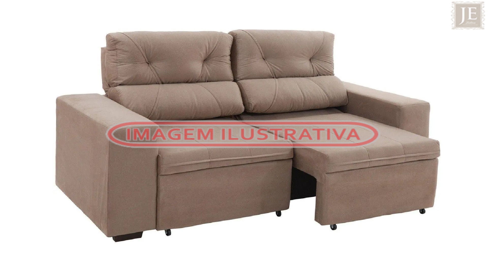 01sofá retrátil 2 lugares - leilão judicial - Não informado BR - lance mínimo R$ 600