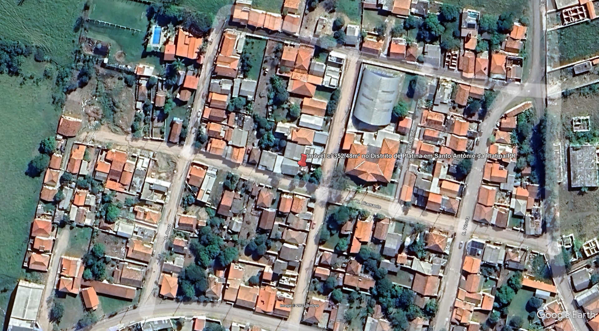 Imóvel c/ 352,48m²no Distrito de Plantina em Santo Antônio da Platina/PR - leilão judicial - Não informado BR - lance mínimo R$ 90.000