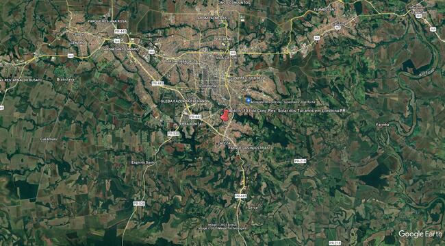 Apto Nº 101 Do Conj. Res. Solar Dos Tucanos Em Londrina/pr, localizado em Londrina - PR