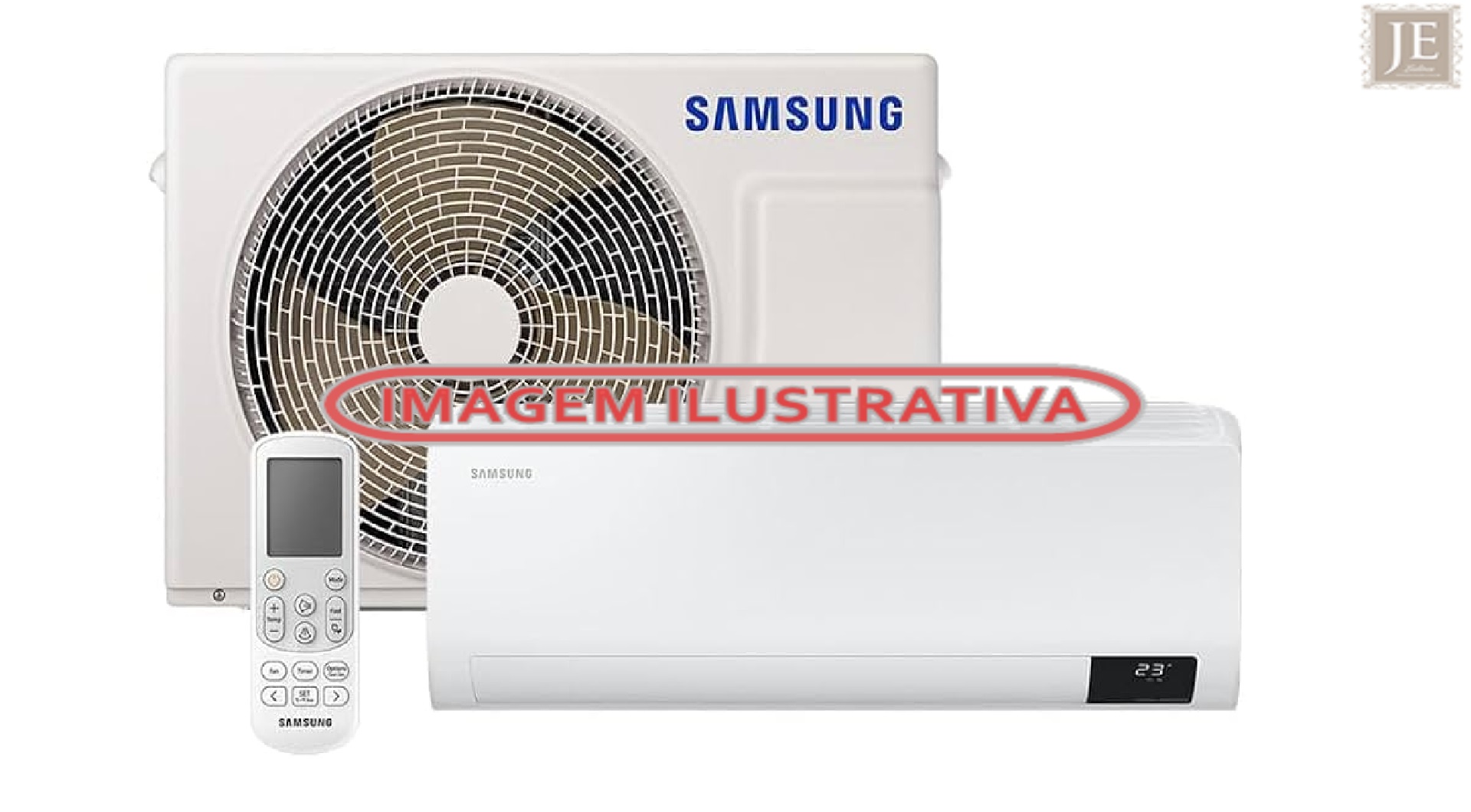 01 aparelho de ar condicionado modelo split Samsung - leilão judicial - Não informado BR - lance mínimo R$ 1.200