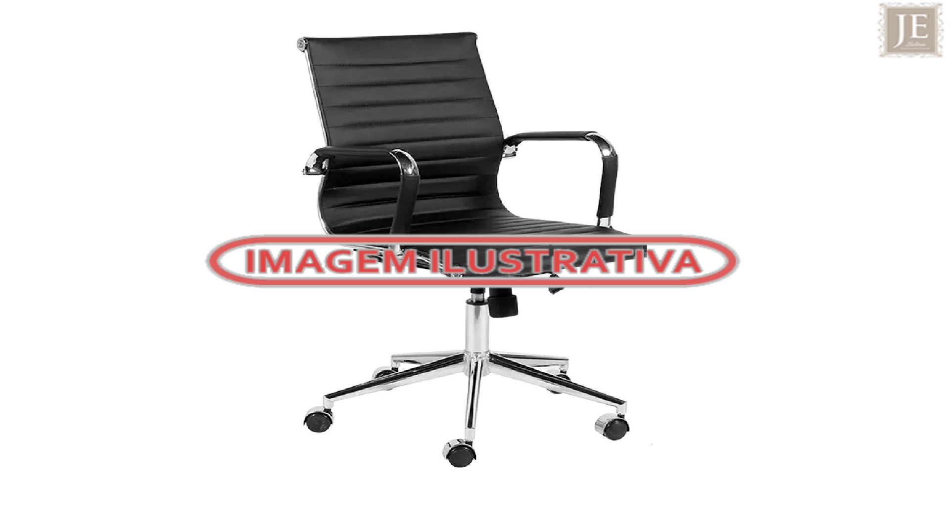 01 cadeira giratória estofadas - leilão judicial - Não informado BR - lance mínimo R$ 480