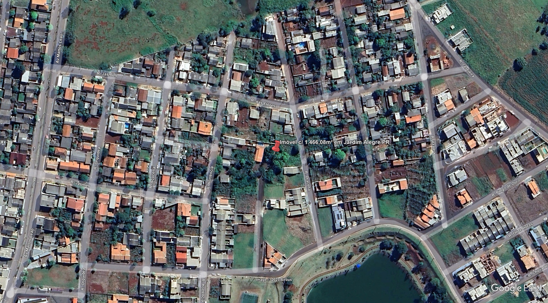 Imóvel c/ 1.466,08m² no Parque das Flores em Jardim Alegre/PR - leilão judicial - Jardim Alegre PR - lance mínimo R$ 641.091