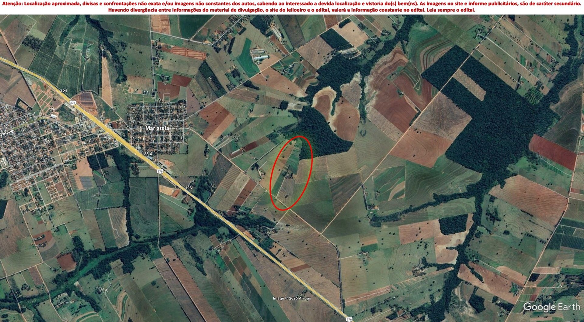 Imóvel c/ 2,08 alq. em Alto Paraná/PR - leilão judicial - Não informado BR - lance mínimo R$ 219.186