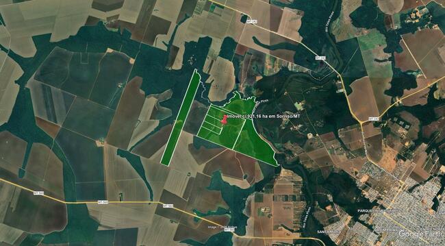 Imóvel C/ 921,16 Ha Em Sorriso/mt, localizado em Sorriso - MT