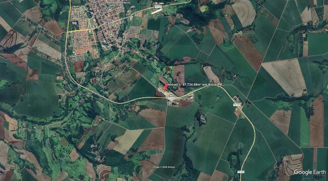 Imóvel C/ 97.734,98m² Em Assaí/pr, localizado em Assaí - PR