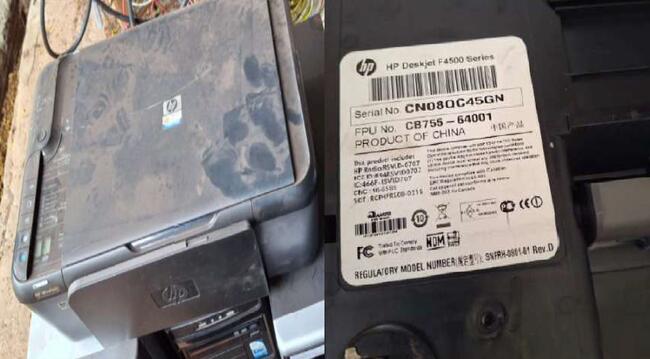 Foto de 01 impressora HP Deskjet F4500