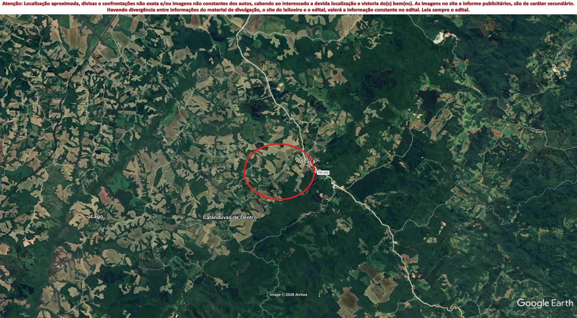 Leilão de Rural Imóvel em Castro/PR - Lance Inicial R$ 45.145 - Judicial