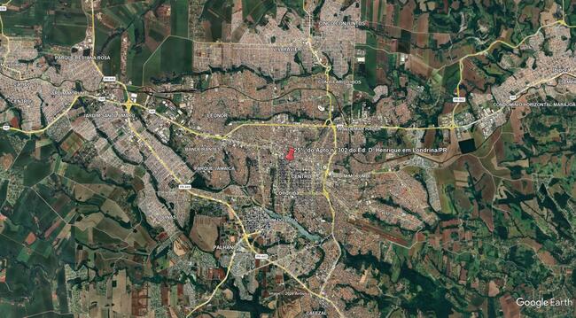 25% Do Apto Nº 302 Do Ed. D. Henrique Em Londrina/pr, localizado em Londrina - PR