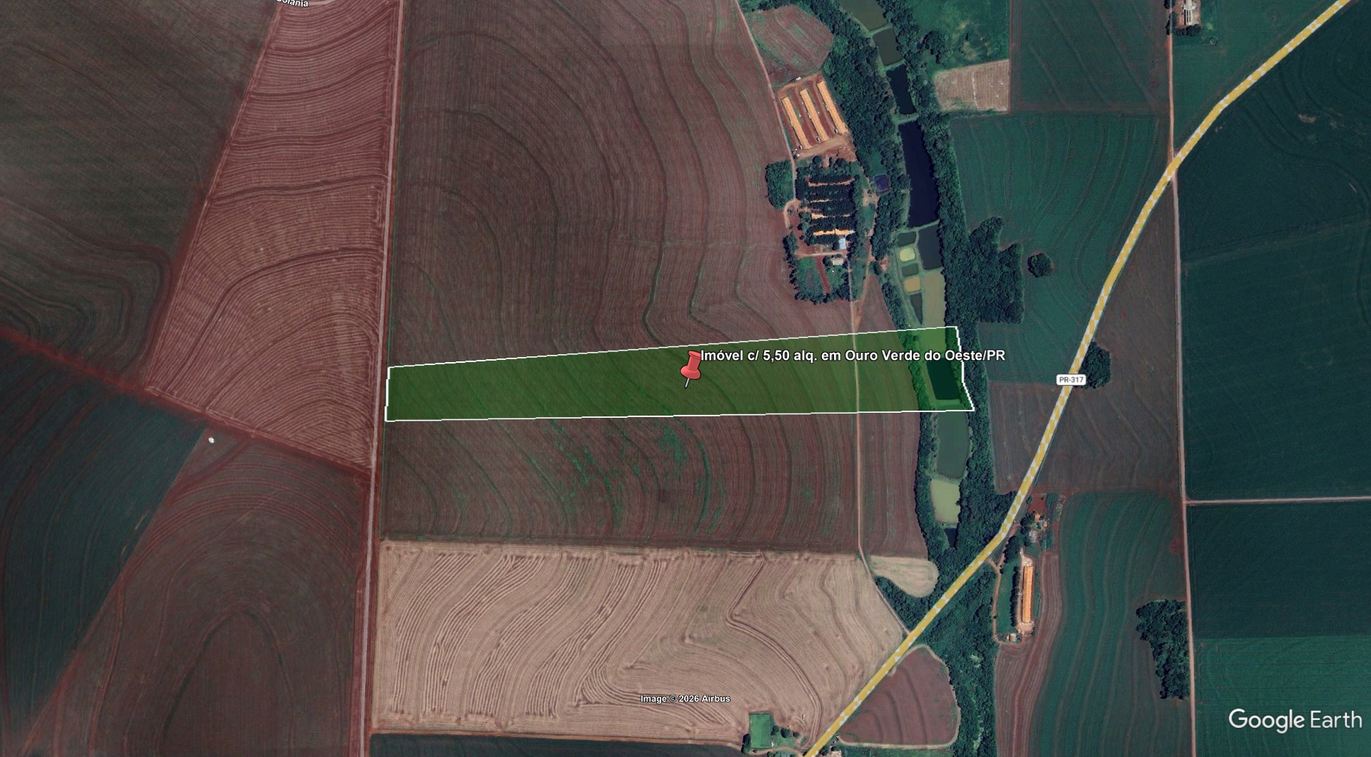 Leilão de Rural Imóvel em Ouro Verde do Oeste/PR - Lance Inicial R$ 2.433.558 - Judicial