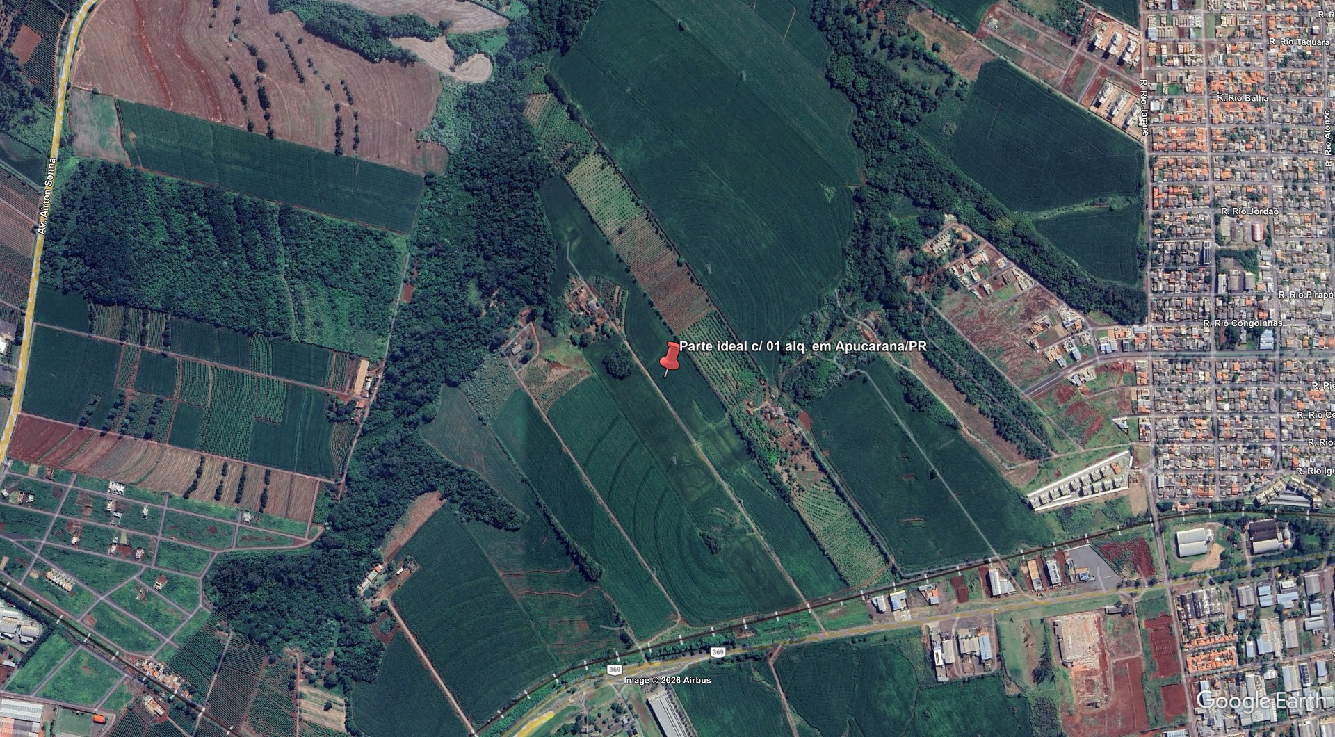 Parte ideal c/ 01 alq. em Apucarana/PR - leilão judicial - Apucarana PR - lance mínimo R$ 102.831