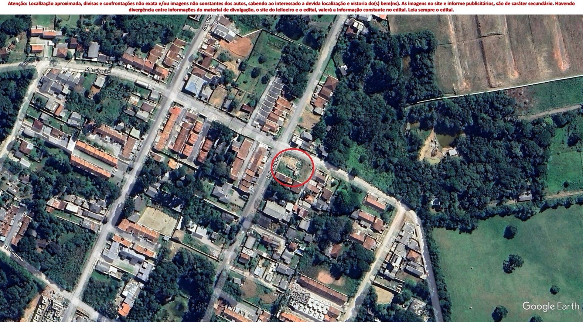 Parte ideal c/ 432m² em Piraquara/PR - leilão judicial - Piraquara PR - lance mínimo R$ 50.000