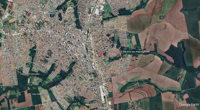 1/3 De Um Imóvel C/ 3.766,01m² Na Vila Pizzol Em Arapongas/pr, localizado em Arapongas - PR, bairro Vila Bernardes