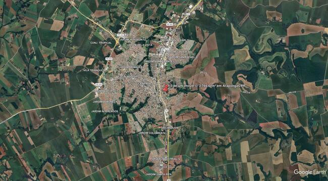 1/3 De Um Imóvel C/ 3.766,01m² Na Vila Pizzol Em Arapongas/pr, localizado em Arapongas - PR, bairro Vila Bernardes