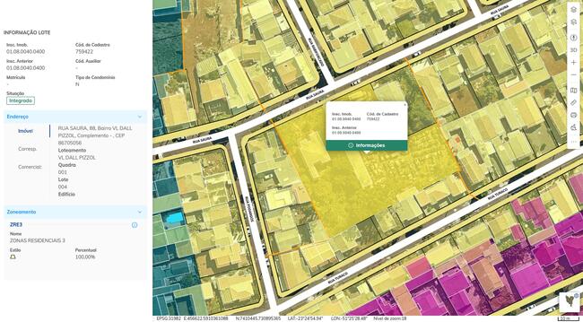 1/3 De Um Imóvel C/ 3.766,01m² Na Vila Pizzol Em Arapongas/pr, localizado em Arapongas - PR, bairro Vila Bernardes