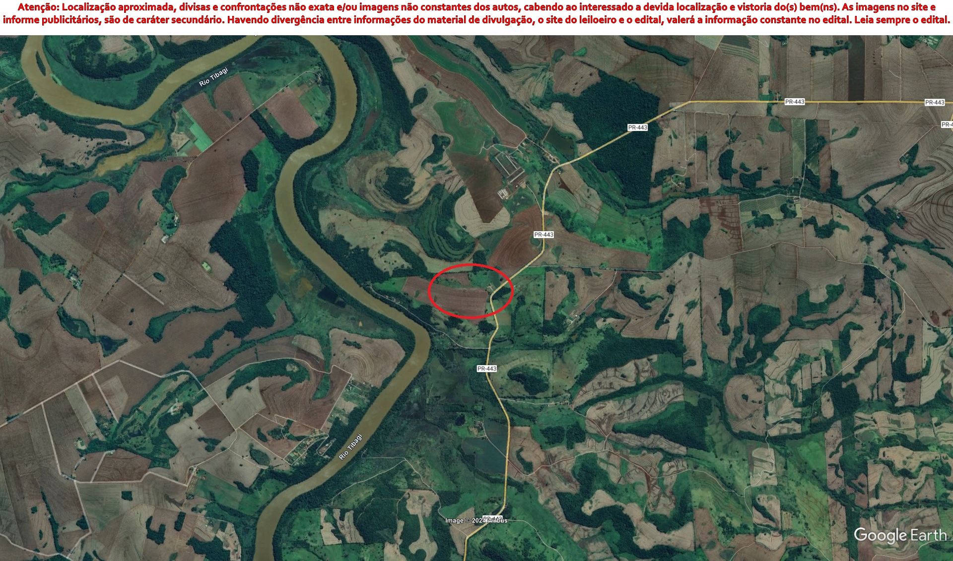 Imóvel c/ 02,75 alq. em Jataizinho/PR - leilão judicial - Jataizinho PR - lance mínimo R$ 363.981